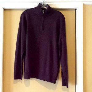 Dockers Men’s Quarter ZIP Sweater Dress Shirt M